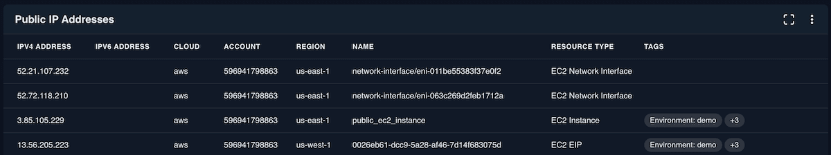 IP Address Report