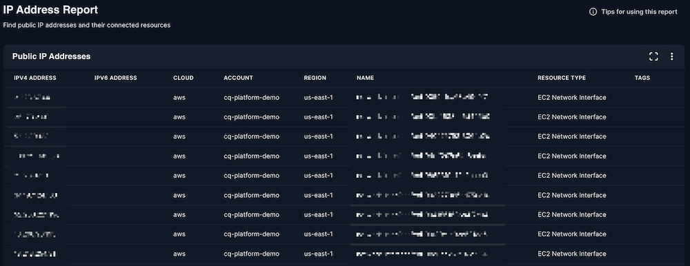 Public IP Addresses