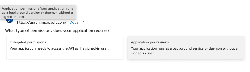 Application permissions