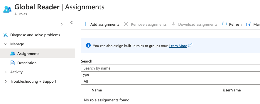 Add assignments