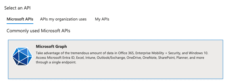 Microsoft Graph