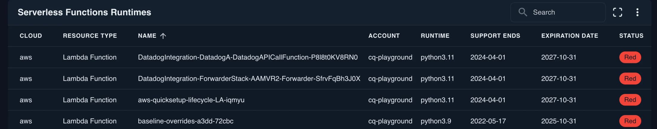 Serverless Functions Runtimes